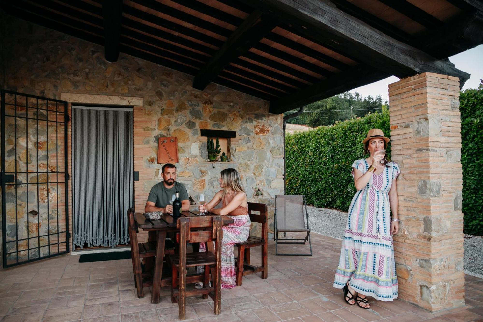 Вилла Poggio Al Vento Манчиано Экстерьер фото
